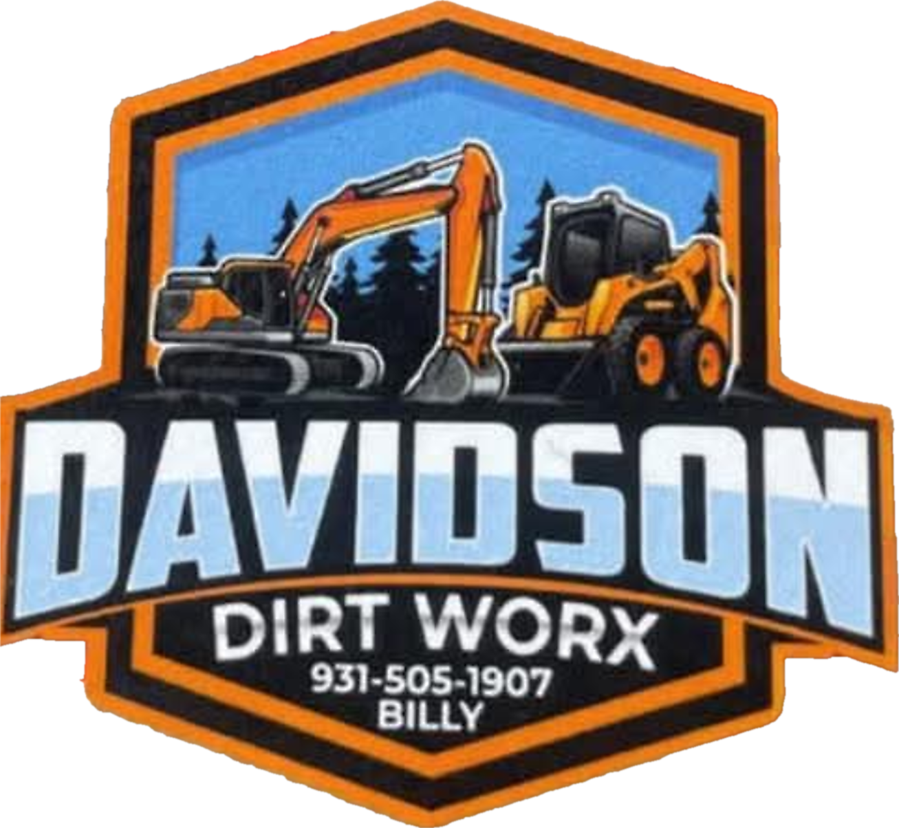 Davidson Dirt Worx badge logo